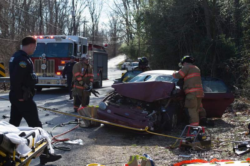 Accident with Dual Entrapment - West Caln - Jan 2016
