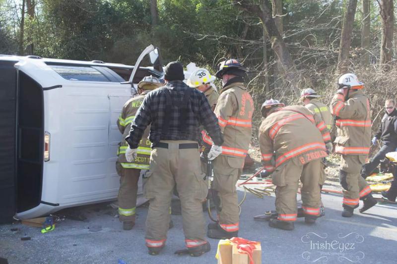 Accident with Dual Entrapment - West Caln - Jan 2016
