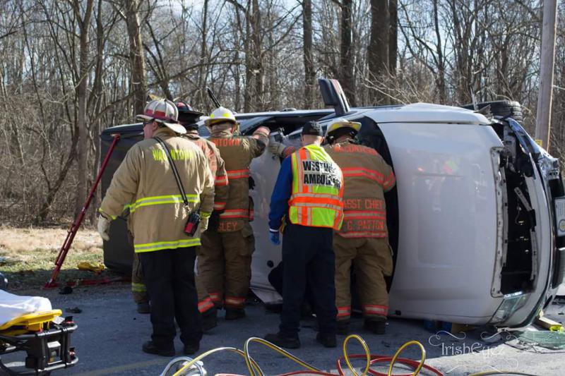 Accident with Dual Entrapment - West Caln - Jan 2016
