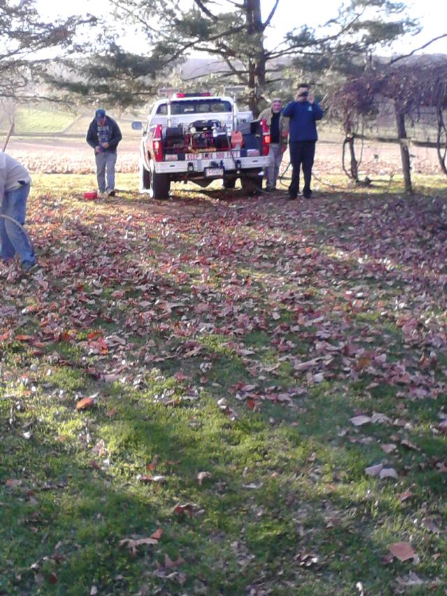 Brush Fire - 3401 Box - Martins Corner Rd. - 11/14/13