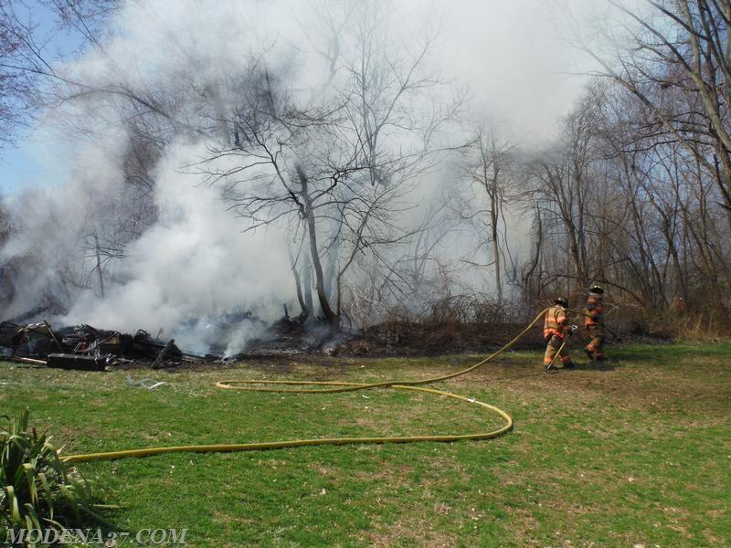 Shed / Woods Fire - S. Coatesville - April 2014